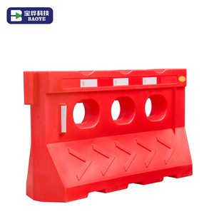 Baoye Chất lượng cao an toàn giao thông chướng ngại vật quay nước ngựa hàng rào trong HDPE nhựa - Product Image 1