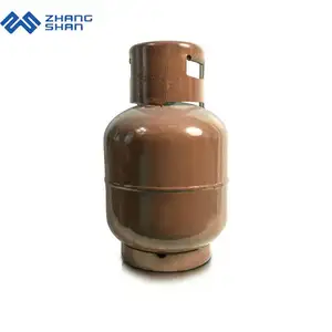 Zhangshan yüksek kalite katı çelik 10KG LPG gaz silindiri filipinler için boş ev kullanımı pişirme LPG silindir