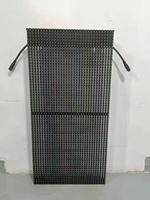 Écran LED en maille ultra-légère à haute transparence P15.6 P31.2, Écrans vidéo en grille DIP pour affichage extérieur de grands monuments