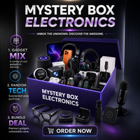 Caja Misteriosa de Electrónica Vintage, Regalo Sorpresa con 5 Artículos: Teléfono Móvil, Tablet, Laptop, Auriculares TWS, Reloj Inteligente, Auriculares para Juegos, Envío Global