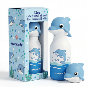 Bouteille d'eau isotherme à thème pour enfants, en acier inoxydable, sans BPA, garde le froid pendant 24h/chaud pendant 12h, idéale pour les journées scolaires, les voyages et les jeux des enfants - Product Image 1