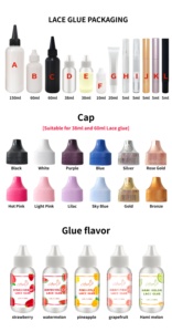 Bande de fusion de bâton de cire de teinte de dentelle de marque privée, tenue extrême, imperméable à l'eau, dissolvant de colle de dentelle, peigne de cheveux, Kits d'installation de perruque - Product Image 4