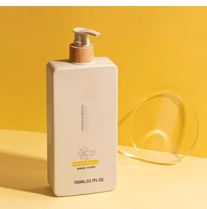 Bán buôn biểu tượng tùy chỉnh 700ml Rỗng HDPE phẳng vuông Nhựa dầu gội Lotion bơm chai - Product Image 3