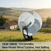 Éolienne spirale d'Archimède efficace 1-5KW / 1-5KVA 12V 24V 48V 96V 220V à aimant permanent