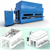 Machine de peinture automatique pour le travail du bois, machine de revêtement par pulvérisation à 5 axes avec cabine de peinture pour armoires, meubles, portes en bois
