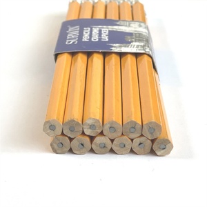 Crayon HB à manche en bois jaune, crayon ordinaire pour étudiants, crayon à dessin et à croquis avec gomme, fournitures scolaires et de bureau - Product Image 1