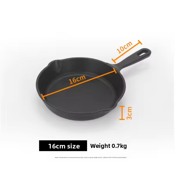 black Frying pan 16cm