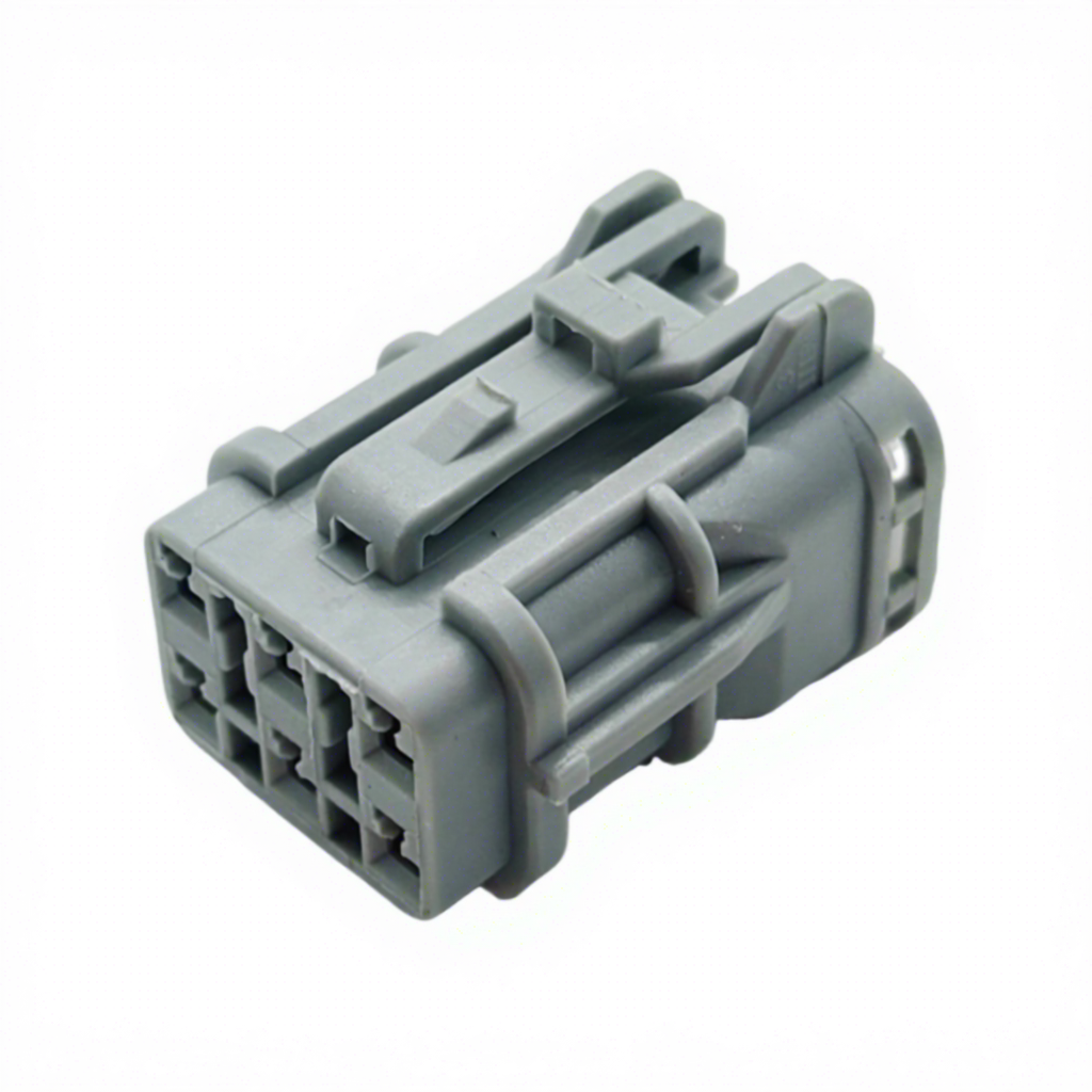 Waterproof IP66 Copper Contact ABS/Nylon Housing Wire Harness Taillight Plug for Car 6-Pin Female MG640337-5