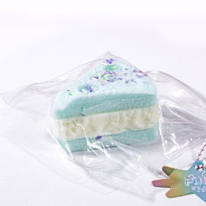Jouet Squishy Gâteau au Fromage Coloré à Remontée Lente, Anti-Stress Doux, Cadeau Fidget pour Enfants, Idéal pour les Fêtes - Product Image 5