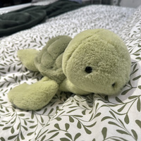 Peluche tortue douce et moelleuse, coussin animal en peluche, jouet tortue de mer mignon, poupée en peluche avec coquille brodée, cadeau pour enfants, fabrication sur mesure