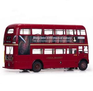 Modellino di Autobus Routemaster in Scala 1/18 Senza Metallo, Nuovo Veicolo Giocattolo Die-cast per Regalo - Product Image 2