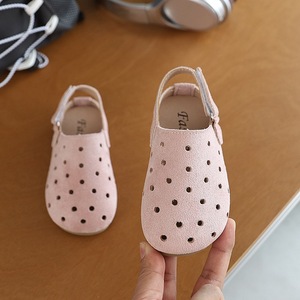 Sandalias Birkennedy para Niñas, Verano 2026, Suela Suave Antideslizante, Zapatos Tipo Clog, Zapatos para Bebés, Zapatos para Niños Pequeños, Cierre de Velcro, Color Sólido - Product Image 2