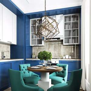 XZ, colgantes de cristal de cobre personalizados para comedor, luz moderna minimalista Tesseract, barra de personalidad, lámpara de Hotel - Product Image 4