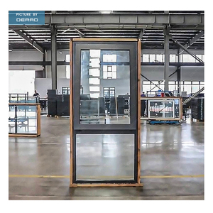 Derad nhiệt phá vỡ đôi kính cường lực Khung Nhôm hàng đầu bản lề dưới mở mái hiên cửa sổ - Product Image 3