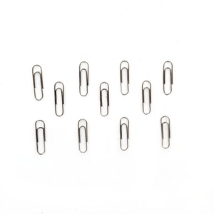 Factory Wholesale <b>Box</b> Packing 28mm Metal Desktop Binding Office Set Custom Design Strong Paper Clip - Product Image 5