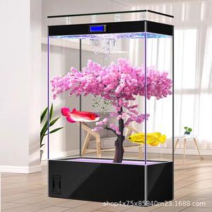 Modèle Ultra White Goldfish Tank Screen Partition Moyen à Grand <span class=keywords><strong>Aquarium</strong></span> écologique à usage domestique Aucun changement d'eau requis - Product Image 4
