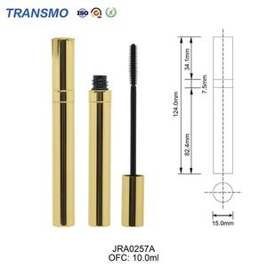 Envase de Rímel Dorado Brillante con Serigrafía, Tubo de Rímel Vacío Transparente con Etiqueta Privada, Envase de Cosméticos - Product Image 6