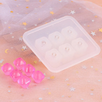 Moule en silicone pour perles pendantes en cristal blanc écologiques, vente chaude, fabrication de bijoux DIY, coupe carrée, diamant ovale, bracelet, collier