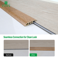 Bande de transition Createking SPC, bordure de sol imperméable pour la maison