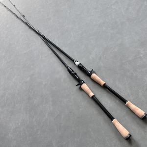 Cañas de pescar de espuma Eva de carbono de 1 sección (antiguas), carrete de pesca y combo de línea, agarre de <span class=keywords><strong>baitcasting</strong></span>, caña de pescar de agua salada - Product Image 1