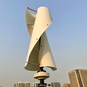 Generador Eólico de Eje Vertical Helix de 400W 500W 12V 24V, Pequeña Aerogeneradora para el Hogar, Fábrica China FS-500, Energía Eólica FS-500 - Product Image 1