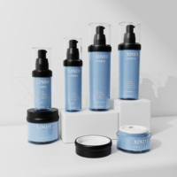 Ensemble d'emballages de luxe pour beurres cosmétiques dégradés : pots pour lotion corporelle, crème visage, sérum, tonique, spray – 30ml, 50ml, 100ml, 120ml