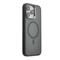 Nouvelle conception, coque de téléphone portable en TPU+PC avec motif en fibre de carbone, anti-empreintes digitales, antichoc, coussin d'air, support magnétique pour téléphone portable