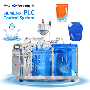 Máquina de llenado y sellado automático de detergente líquido para bolsas Doypack, que ahorra trabajo y con limpieza automática. - Product Image 1