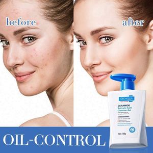 Mousse lissante Marque privée Céramide <span class=keywords><strong>Acide</strong></span> <span class=keywords><strong>salicylique</strong></span> Nettoyant visage <span class=keywords><strong>Gel</strong></span> en gros Nettoyage en douceur - Product Image 3