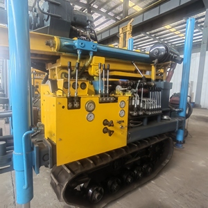 Plataforma de Perforación de Pozos de Agua Diésel <span class=keywords><strong>JR500</strong></span> Montada sobre Patines, Profundidad Máxima de 300 m para Instalaciones Estacionarias Semipermanentes, Perforación de Minas - Product Image 3