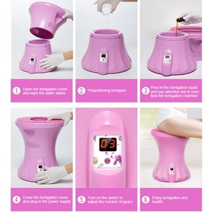 Asiento de Vaporización Vaginal Eléctrico de Infrarrojos Lejanos, Previene Quemaduras por Resequedad, Asiento Morado para Baño de Vaporización Vaginal - Product Image 6