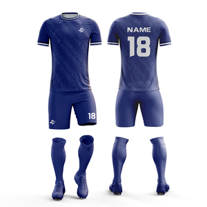 Nuevo Diseño de Camiseta de Fútbol Estampada a Color, Uniforme de Fútbol Personalizado de Alta Calidad 100% Poliéster para Competiciones - Product Image 2