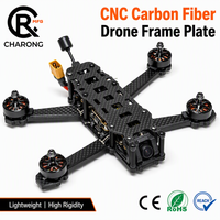 Service d'usinage CNC de haute précision, pièces UAV en fibre de carbone, tolérance de 0,01 mm, OEM personnalisé