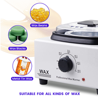 Chauffe-cire professionnel 600 ml, 100 W, électrique, à pot unique, machine d'épilation à température réglable pour salon