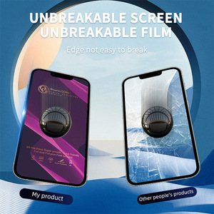 Protecteur d'<span class=keywords><strong>écran</strong></span> à couverture complète à grand arc antistatique en aluminium à haute teneur en aluminium pour Iphone 14 <span class=keywords><strong>11T</strong></span> 12T 13T Pro Film de verre trempé - Product Image 2