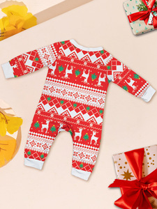 Fábrica Venda Direta Família Roupas Set Manga Longa Natal Elk Deer Vestuário Xmas Cartoon Pijama Atacado - Product Image 6