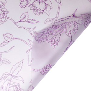 Papier d'emballage pour bouquet de fleurs de style coréen, série <span class=keywords><strong>Nosa</strong></span> Paper, jardin de roses, imperméable, fait main - Product Image 2