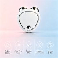 Rouleau de massage facial portable à micro-courant, rechargeable par USB, avec télécommande sans fil, pour raffermir la peau – Fournisseur d'usine