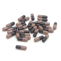 Capsules de gélules vides de taille 0 personnalisées à prix d'usine avec impression de logo sur mesure, qualité pharmaceutique supérieure, gélatine de qualité médicale
