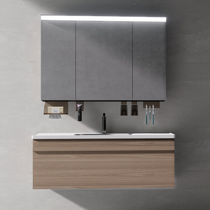 Mueble de Baño con Gabinete de 36 Pulgadas y Espejo LED, Juego de Muebles de Baño Modernos de Foshan - Product Image 1