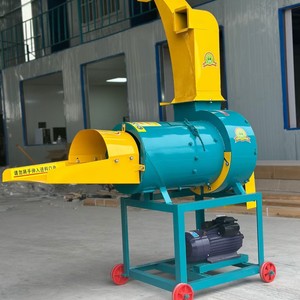 Chaff Cutter Electric Engine Steel Plate High Productivity Straw Feed Processing <b>Machine</b> - Product Image 4
