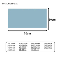 Tapis de protection de table en silicone avec logo personnalisé, grand, imperméable, antidérapant, pour la maison, le bureau, les enfants, l'art et l'artisanat