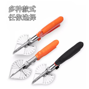 Industrial Angle <b>Shear</b> Adjustable 45 To 135 Degree Stainless Steel Blade Red Handle Multi Purpose Cutting <b>Tool</b> - Product Image 2