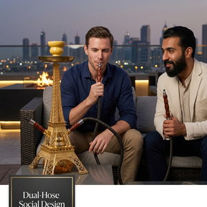 Ensemble de chicha arabe, design <span class=keywords><strong>Tour</strong></span> Eiffel, accessoires pour chicha - Product Image 3