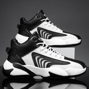 Chaussures de course respirantes à lacets pour hommes, design populaire, personnalisables avec logo, baskets à lacets pour hommes, style été, chaussures de marche - Product Image 4
