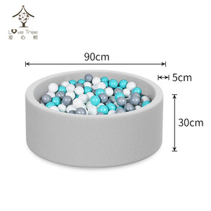 Children <b>Ball</b> <b>Pit</b> Pink 60cm Indoor Play Pool Sponge <b>Balls</b> For Kids Ages 4-6 Years Old - Product Image 4