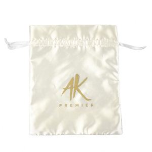 Sacs en satin personnalisés à bas prix avec logo, pochettes de rangement pour chaussures de danse et perruques, vente en gros - Product Image 2