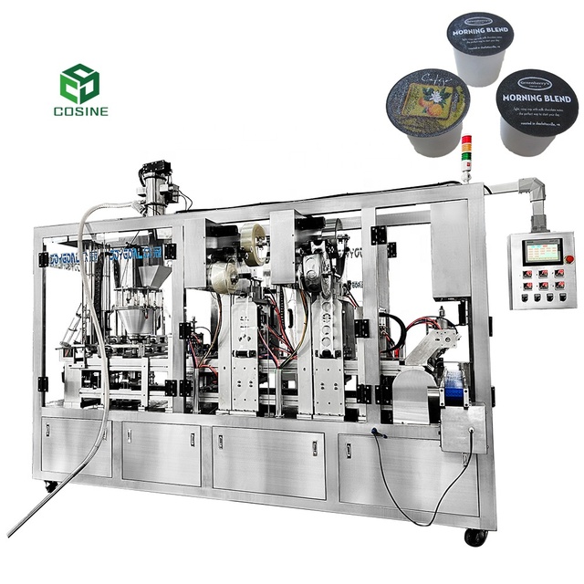 Automatic Coffee Powder K Cup Filling Machine Nespresso Dolce Gusto Coffee Capsule Filling and Sealing Machine