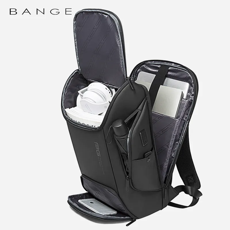 Pabrik Penjualan Laris 15.6 Inci Bisnis Usb Tas Komputer Ransel Laptop Pria Tahan Air Kustom