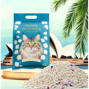 ทรายแมวเบนโทไนต์ธรรมชาติรักษ์โลก ดูดซับกลิ่นได้ดีเยี่ยม ไร้ฝุ่น กลิ่นแอปเปิ้ลและกุหลาบ ขนาด 10 ลิตร-7 กิโลกรัม สีเทา - Product Image 1